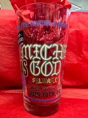 MichexGod Anniversary Glass Cup